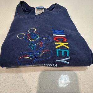 Vintage Disney Mickey Mouse California Disneyland tee